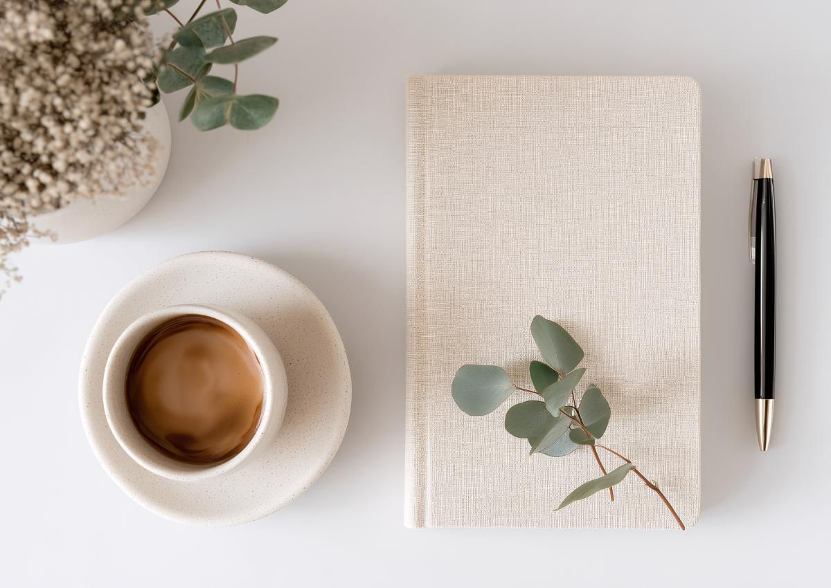 An open notebook with a checklist, symbolising recognising signs of burnout, misalignment, or career dissatisfaction.