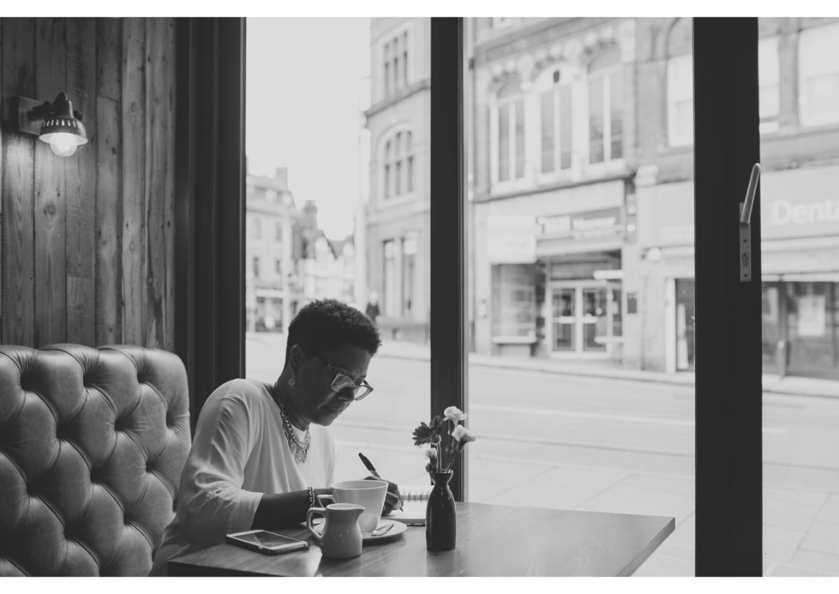 business coach preparing for a client call