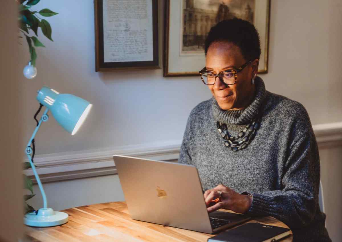 business owner reviewing marketing plans